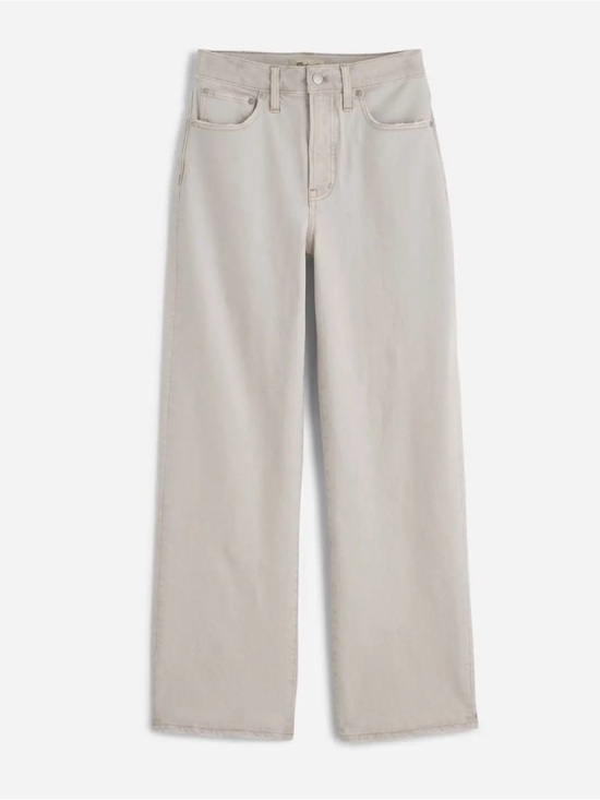 Madewell Denim - Madewell Perfect Vintage Wide-Leg Crop in Stone Denim